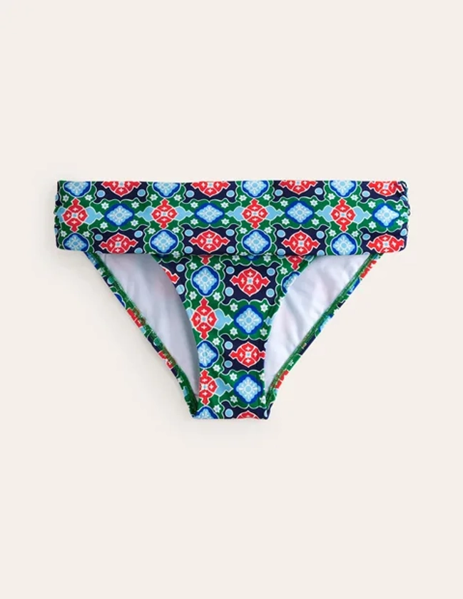 Levanzo Fold Bikini Bottoms - Fiesta