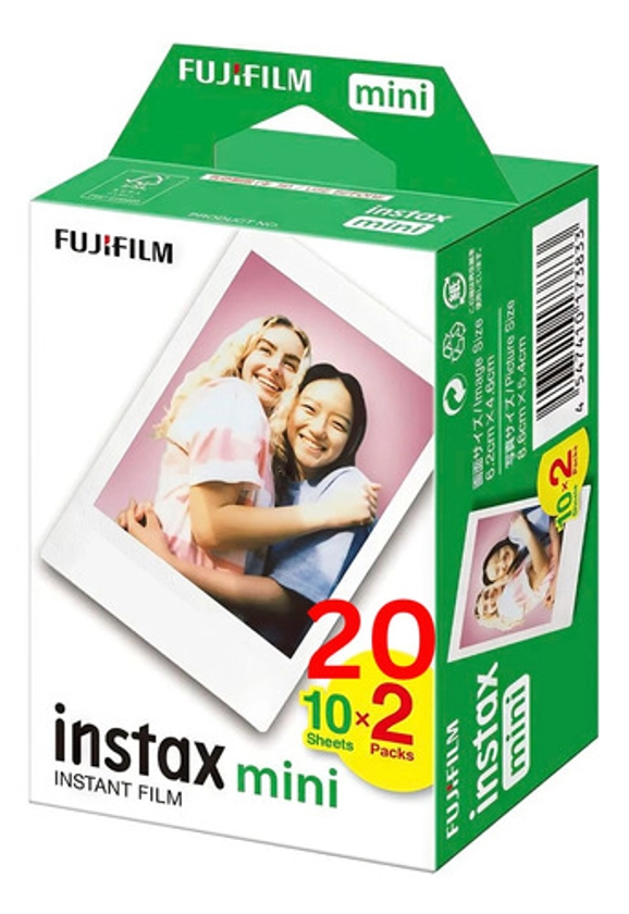 Filme Camera 20un Instax Mini 11 9 8 E Impressora Mini Link - R$ 112