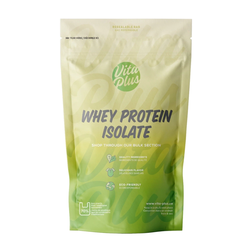 [BULK] Bulk Whey Protein Isolate (1lb to 25lbs) | Vita Plus Canada