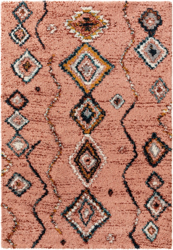 Discover Shaggy rug Gobi Rose in various sizes
