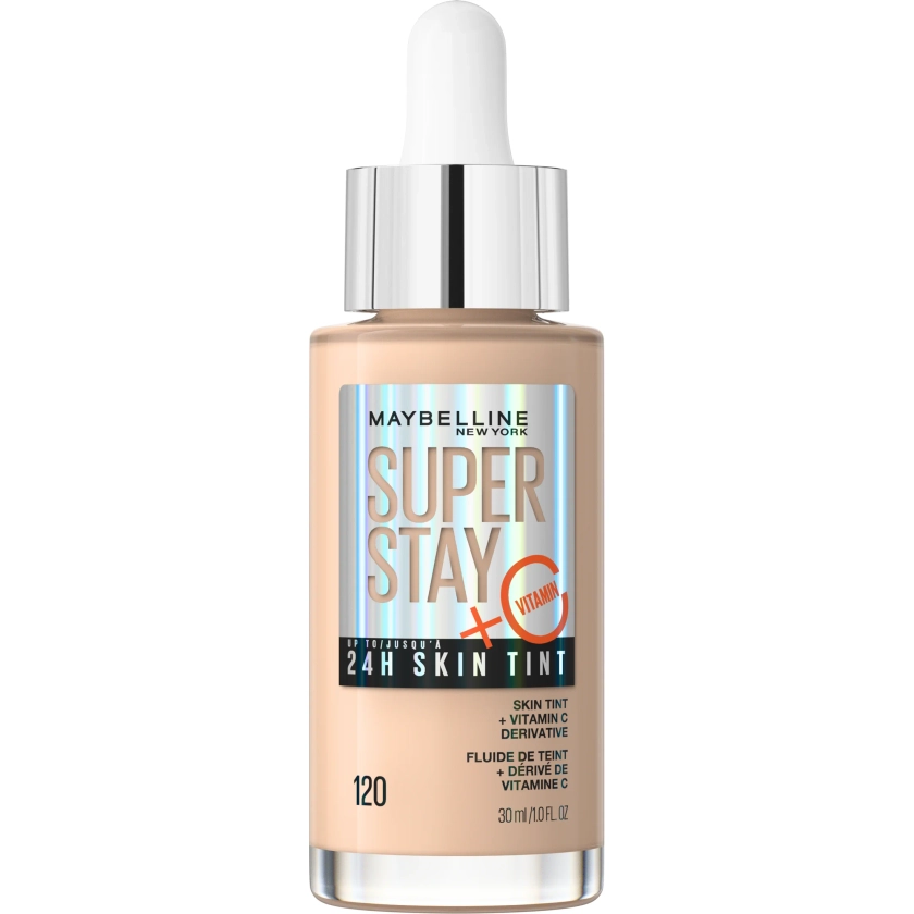 Super Stay Super Stay Up to 24HR Skin Tint with Vitamin C Maybelline 120, 1 fl oz