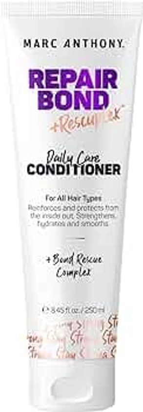 Marc Anthony Repairing Conditioner, Repair Bond +Rescuplex - Repairs, Strengthens & Maintains Bonds within Hair - Eliminates Frizz, Flyaways & Reduce Breakage - Dry & Damaged Hair
