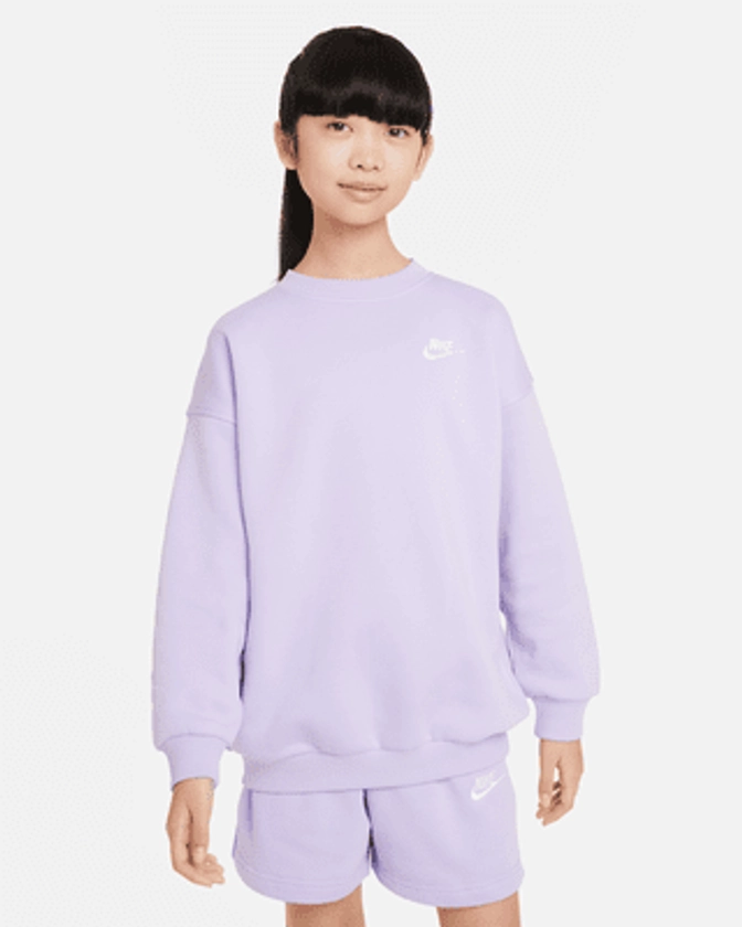 Sweat oversize Nike Sportswear Club Fleece pour ado