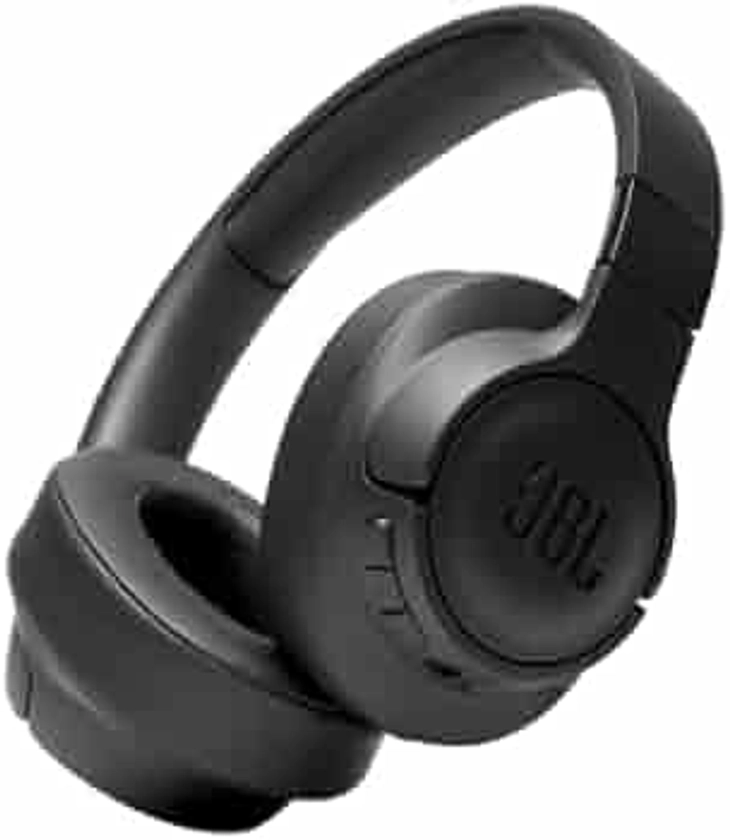 JBL Tune760NC – Casque audio circum-auriculaire sans fil à réduction de bruit active – Son JBL Pure Bass – Autonomie de 35h – Appels mains-libres et commande vocale – Noir