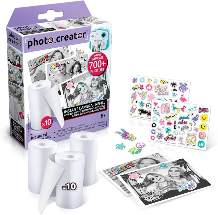 Canal Toys - Recharge d'appareil Impression instantanée Photo Creator, CLK 005, Blanc