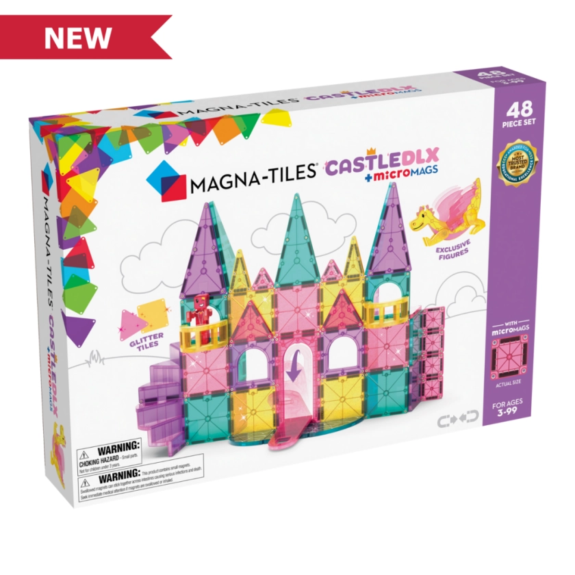 Castle DLX 48-Piece Set - MAGNA-TILES®