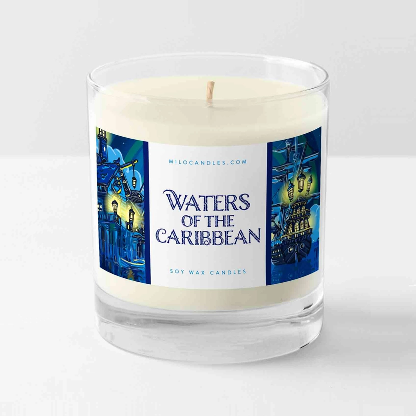 Waters Of The Caribbean Candle Pirates Inspired