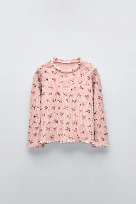 T-SHIRT RIB ESTAMPÉ SOFT