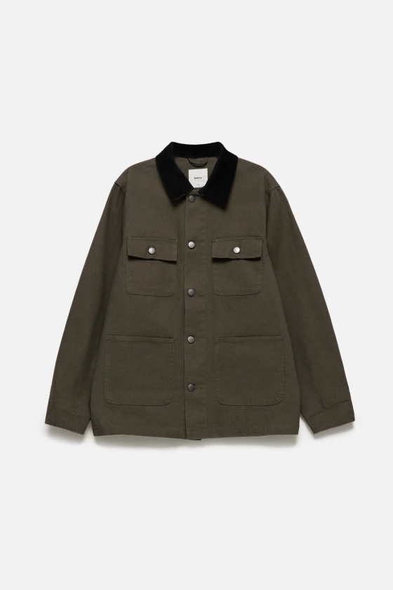 Куртка-рубашка хлопковая с карманами 2421601155, цвет: зеленый (13) по цене 3999 рублей — купить в интернет-магазине befree