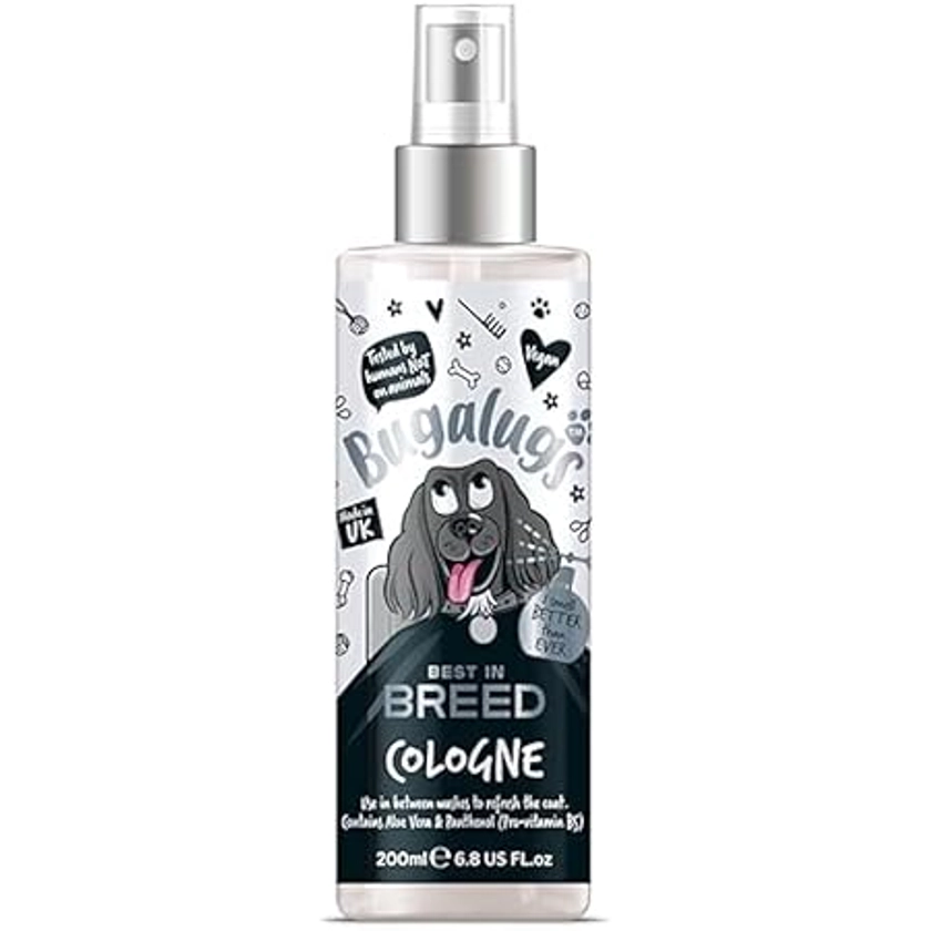 BUGALUGS Dog cologne Baby Fresh fragrance – vegan dog spray dog perfume spray dog deodorant use with our baby powder Dog Shampoo groom 600 ml (Pack of 1) : Amazon.co.uk: Pet Supplies