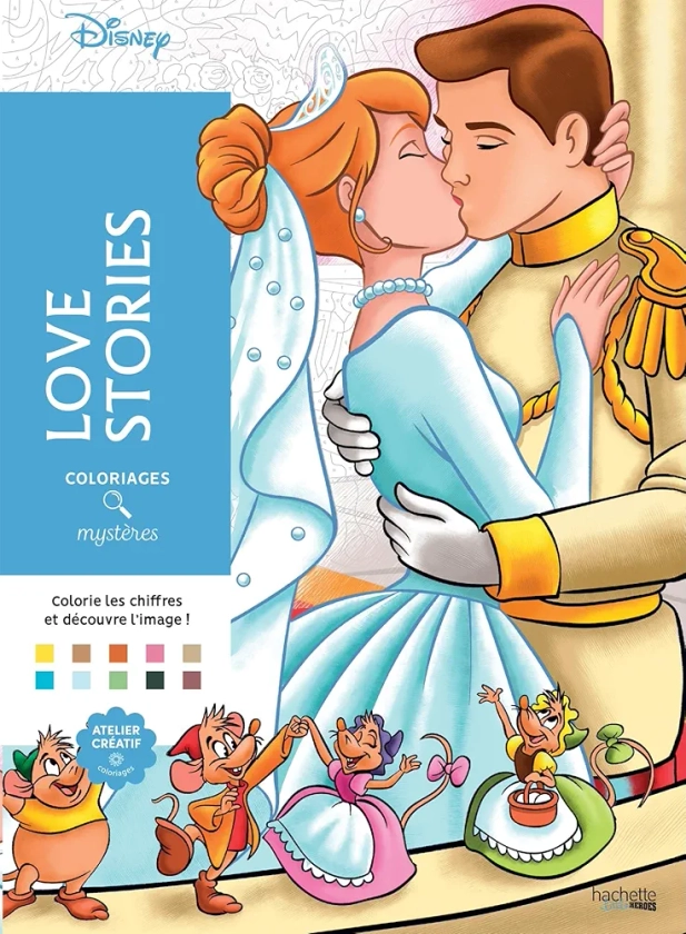 Coloriages mystères Disney - Love Stories