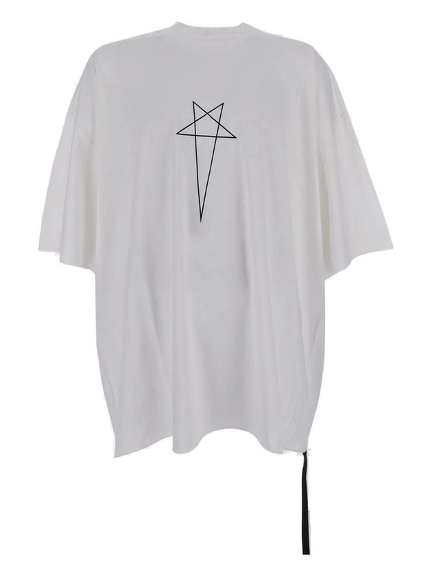 Rick Owens DRKSHDW Tommy Star Printed Oversized T-Shirt