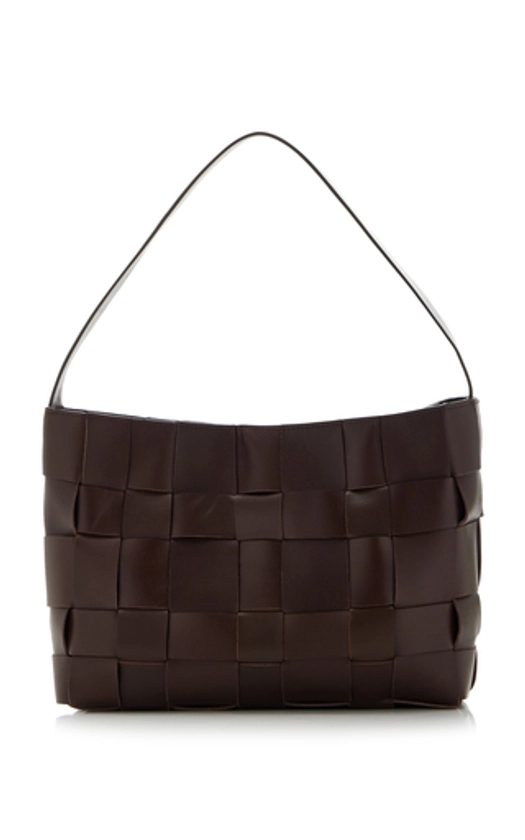 Woven Leather Shoulder Bag