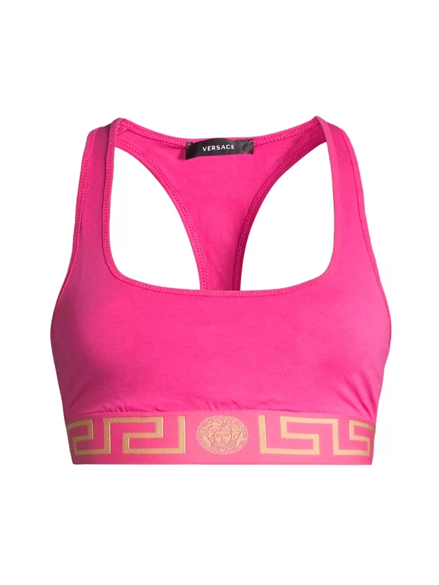 Greca Border Sports Bra