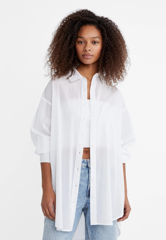 Chemise oversize fluide - Tout afficher femme | Stradivarius France