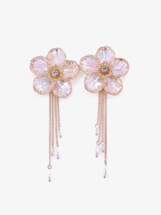 Floral Tassel Drop Earrings | NY&Co