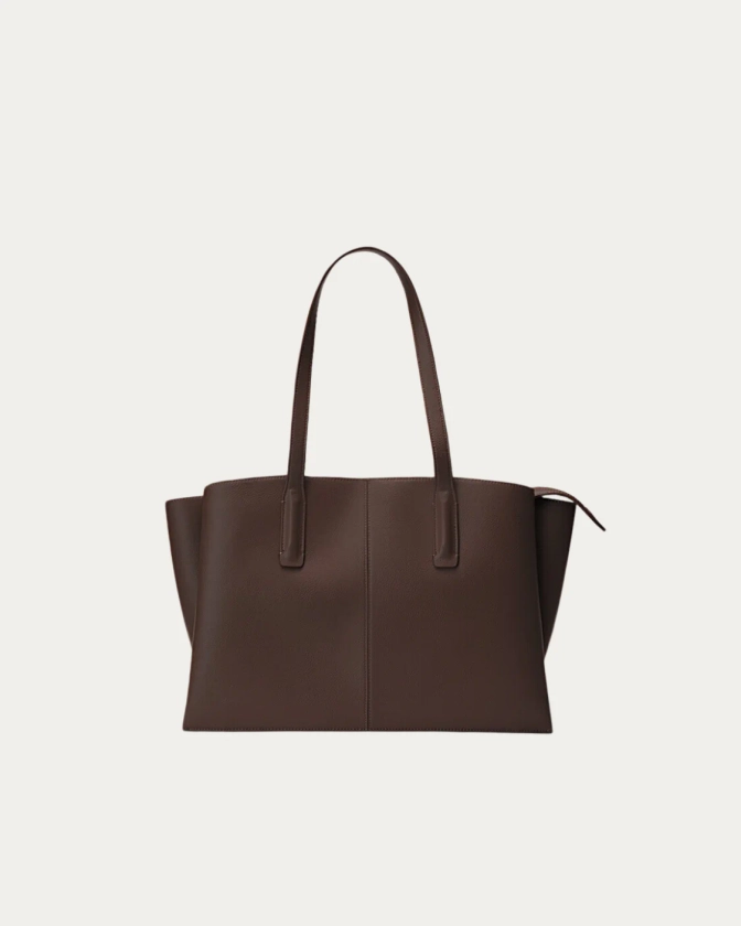 Paloma Tote Espresso - Luxury Vegan Work Bag