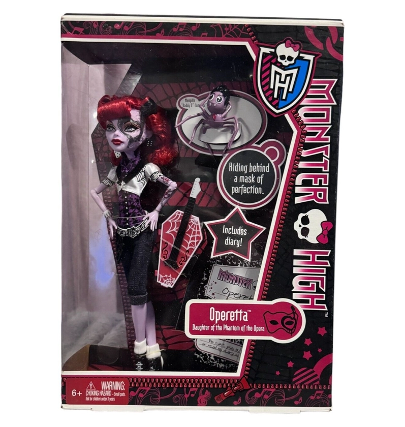 Monster High Operetta Doll Original First Wave 2011 Phantom of Opera NRFB