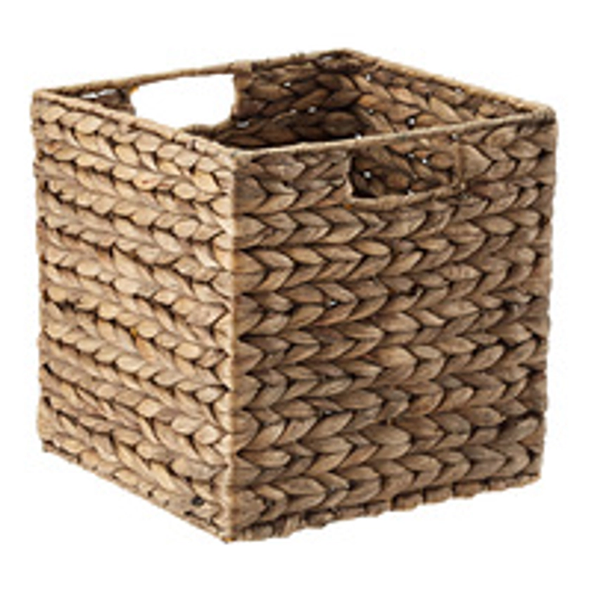 Water Hyacinth Storage Cube with Handles