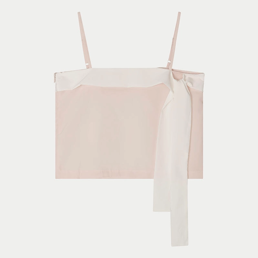 [2nd] Soy ribbon top (소이 리본 탑) *baby pink