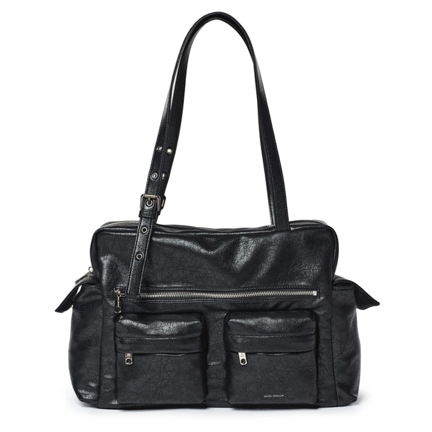 pocket utility bag L savage black : SAMO ONDOH GLOBAL