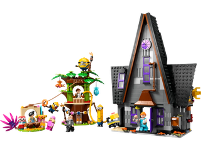 Minions and Gru's Family Mansion 75583 | Despicable Me 4 | Buy online at the Official LEGO® Shop CA