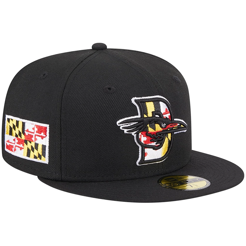 Delmarva Shorebirds New Era Theme Nights Maryland 59FIFTY Fitted Hat - Black