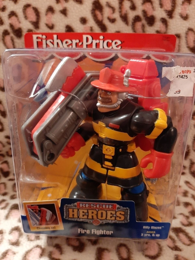 Vintage Fisher Price Rescue Heroes "Billy Blazes"