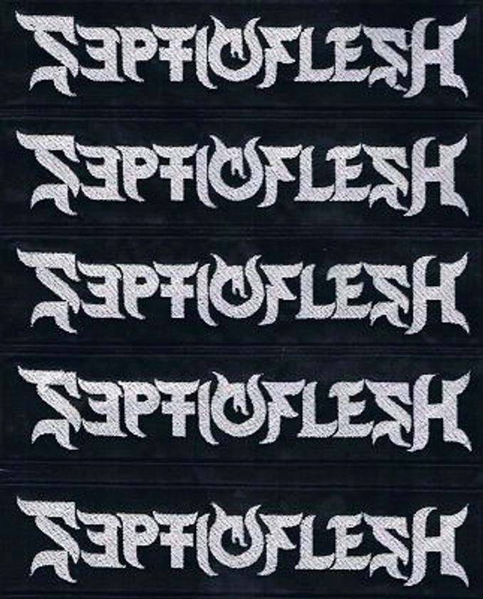 Septic Flesh | Stitched Stripe New Logo