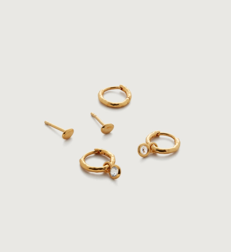 Linear Diamond Ear Stack | Jewellery Sets | Monica Vinader