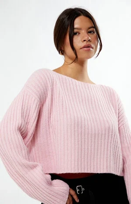 LA Hearts Julie Slouchy Cropped Sweater | PacSun