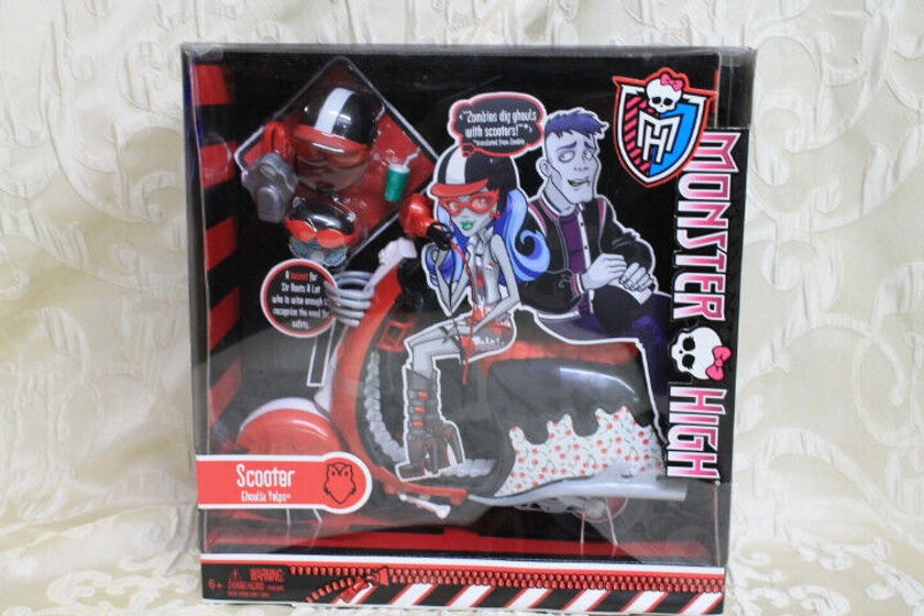 Monster High Ghoulia Yelps Scooter New NIB 2011