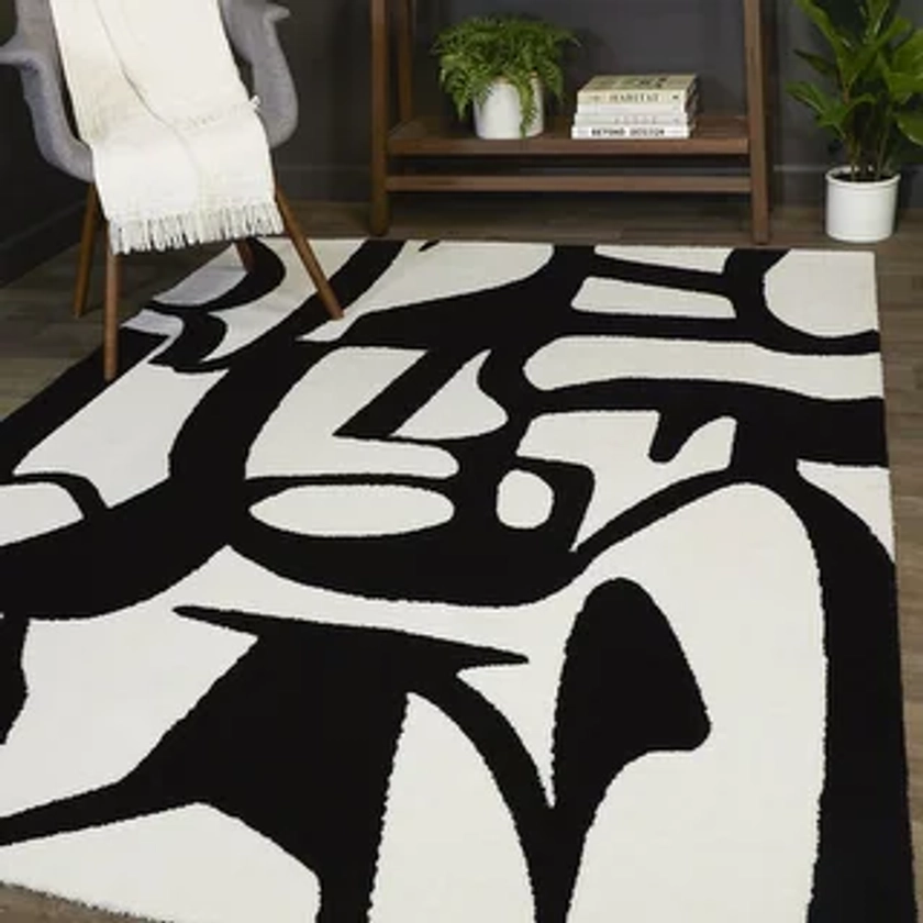 Evesham Modern Abstract Area Rug - Bed Bath & Beyond - 33685386