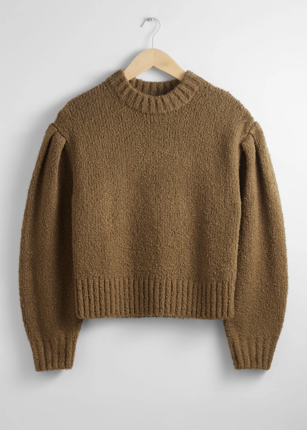 Oversized Knit Jumper - Beige - & Other Stories GB