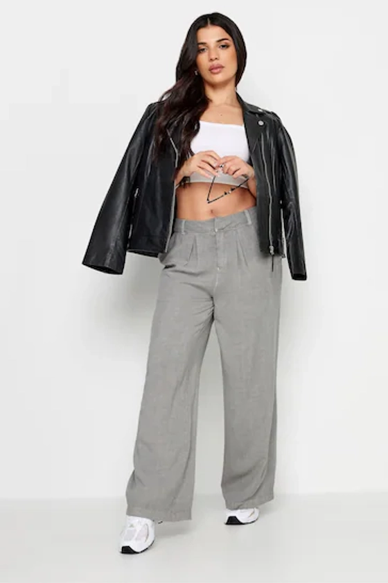 Buy PixieGirl Petite Grey Smart Trousers from the Next UK online shop