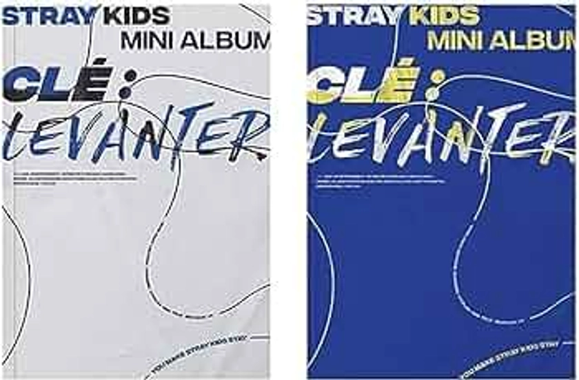 STRAY KIDS Clé : Levanter Album (LEVANTER Version) CD+Photobook+3 QR Photocards+(Extra 4 Photocards + 1 Double-Sided Photocard)