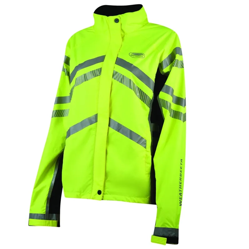 WeatherBeeta Reflective Lightweight Junior Waterproof Jacket - Yellow