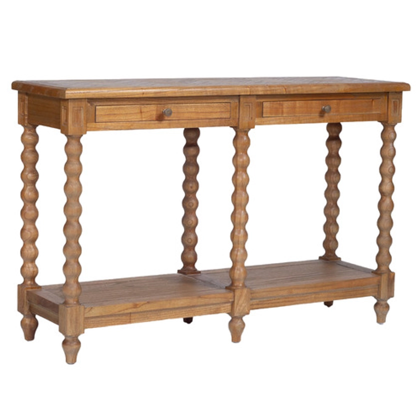 Stradbroke Herringbone 2 Drawer Console Table