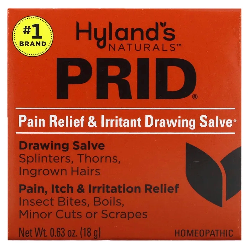 Prid, Pain Relief & Irritant Drawing Salve, 0.63 oz (18 g) 