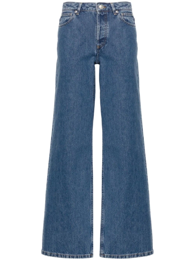 Elisabeth high-rise wide-leg jeans