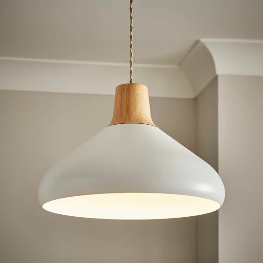 Elements Wolston Metal Easy Fit Pendant Shade