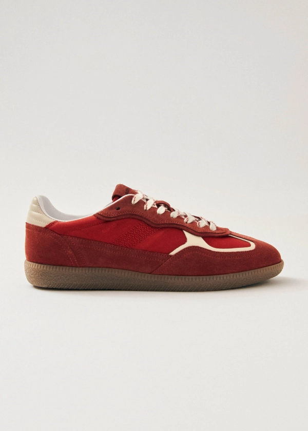 Tb.490 Rife Baskets en Cuir Rouge Vif | ALOHAS