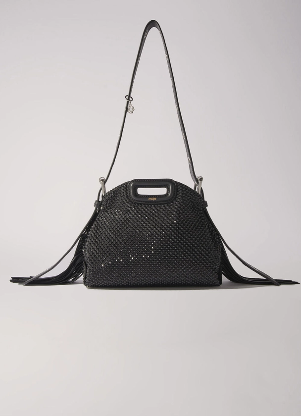 Sac Miss M Mini À Strass - Noir - Maje