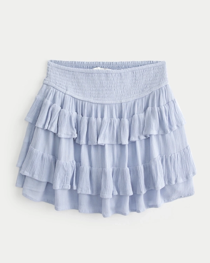 Femmes Minijupe-culotte à volants | Femmes Bas | HollisterCo.com