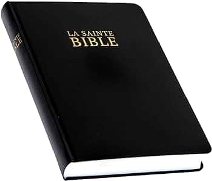 LA SAINTE BIBLE DARBY grand format similicuir noir - édition de Rolle 2024 - 14 pages couleur