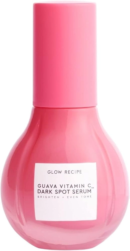 Amazon.com: Glow Recipe Guava Vitamin C Face Serum - Dark Spot Brightening Serum for Face with Tranexamic, Ferulic Acid & Vitamin E for Glowing, Even Skin Tone - Gentle, Silky, Stable Vitamin C Serum (30ml) : Beauty & Personal Care