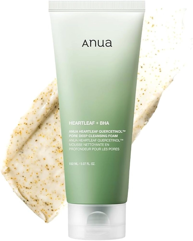 ANUA (Anua) Dokudamipore Deep Cleansing Foam 150ml Face Wash Pore Blackheads Sensitive Skin Dry Skin Care Korean Cosmetics [Official and Genuine Product]