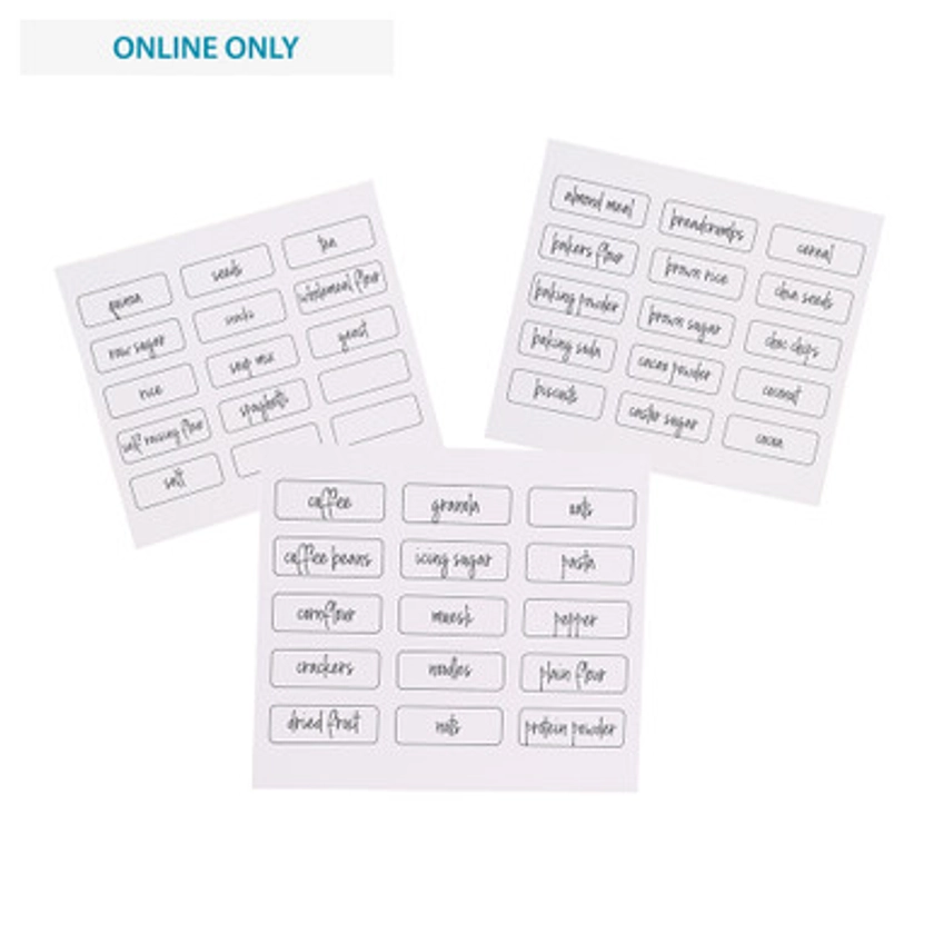 appetito 45 Pack of Canister Labels