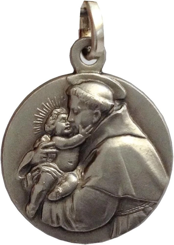Médaille Saint Antoine de Padoue en Argent 925 - Médailles des Saints Patrons