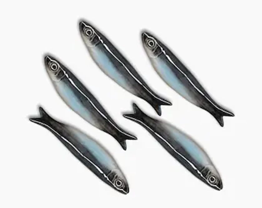 Ceramic Sardine, Handcrafted Sardine Gift, Wall decoration, Home Decoration | Lloreta®